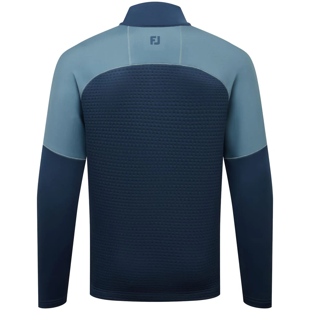 FootJoy ThermoSeries Jacquard Midlayer - Navy/Slate - Image 2