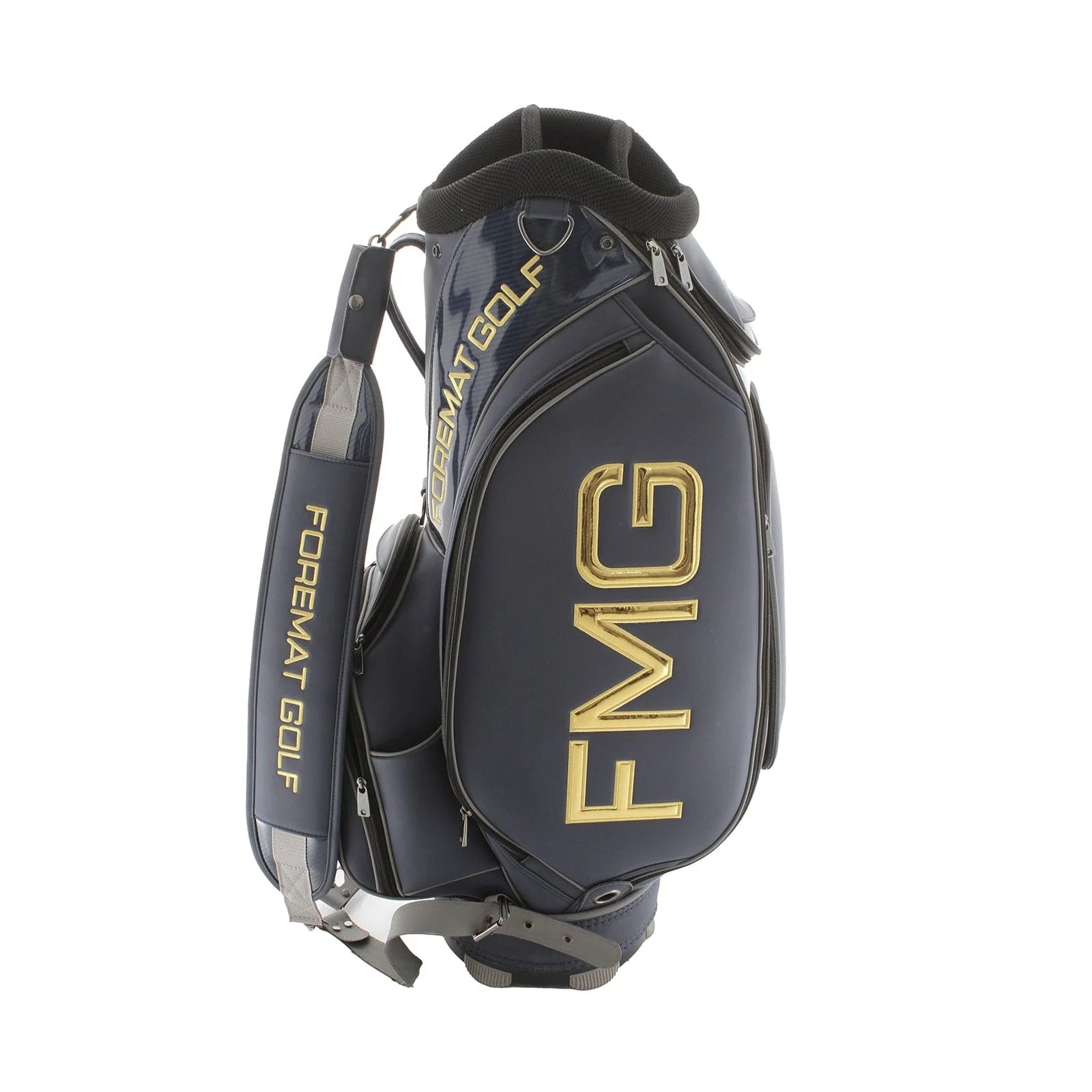 Foremat Golf Cart Bag - Blue/Gold - Image 3