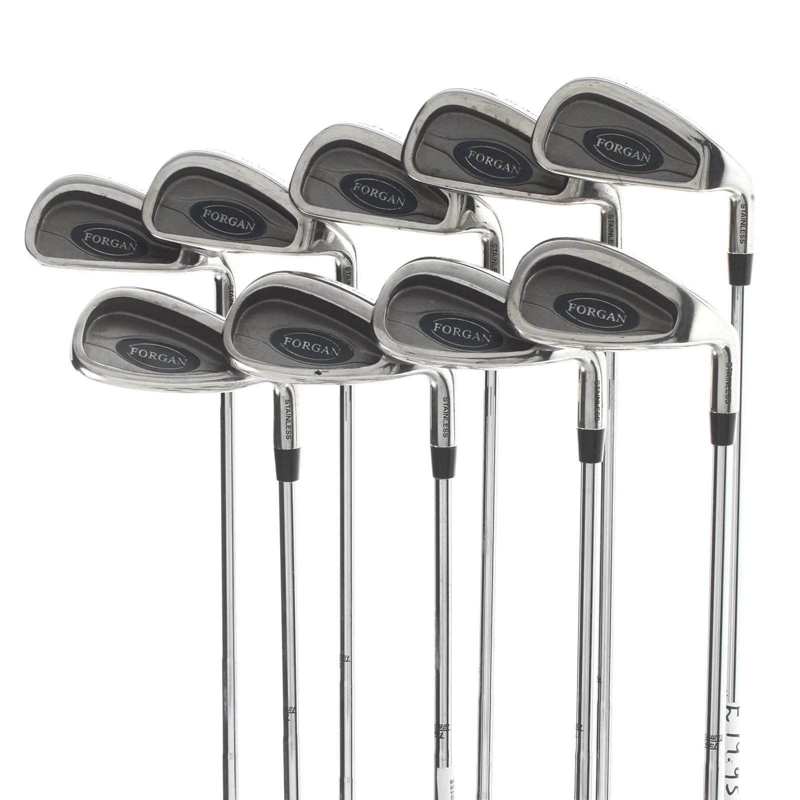 Forgan Steel Mens Right Hand Irons 3-SW Regular - True Temper