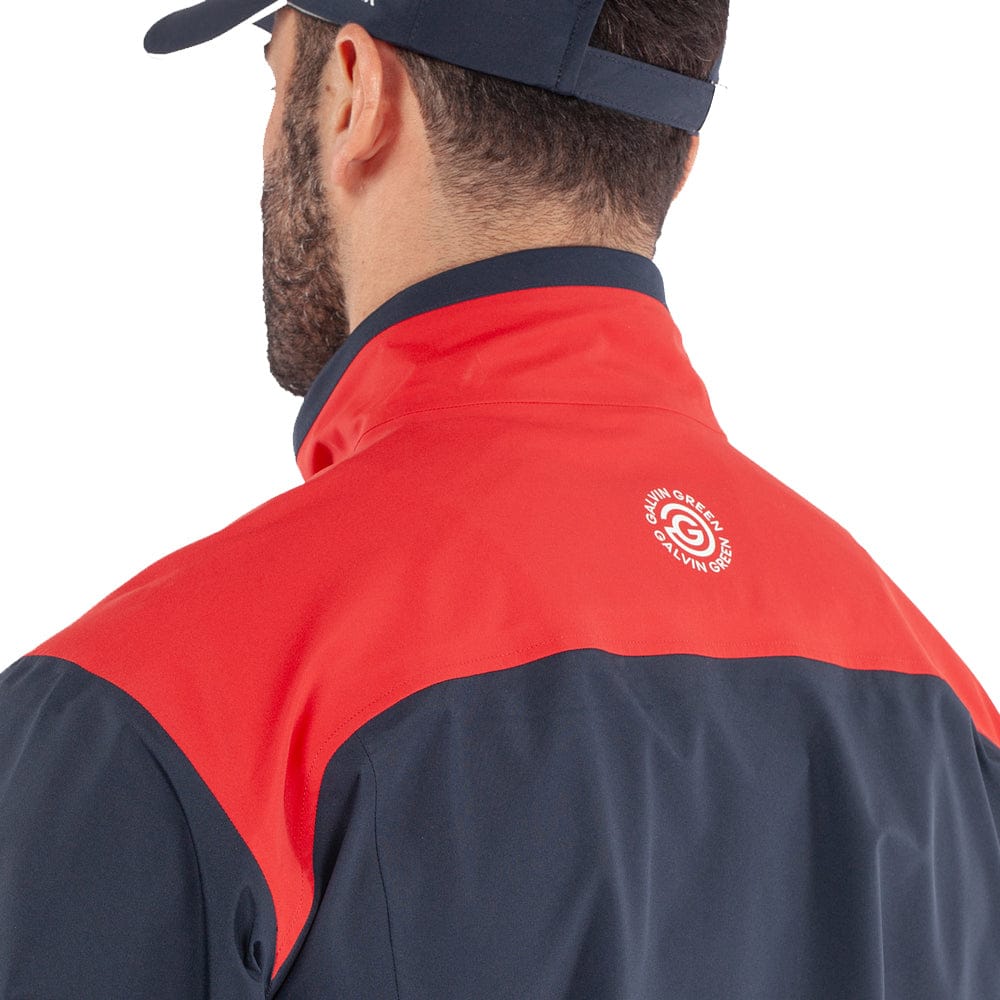 Galvin Green Anton/Alan Waterproof Suit - Navy/Red + Navy - Image 2