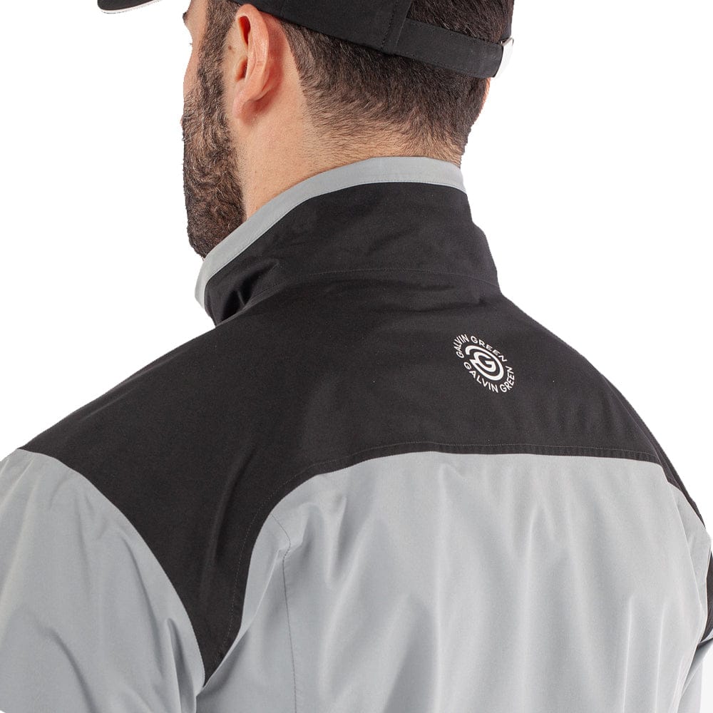 Galvin Green Anton/Alan Waterproof Suit - Sharkskin/Black + Black - Image 5
