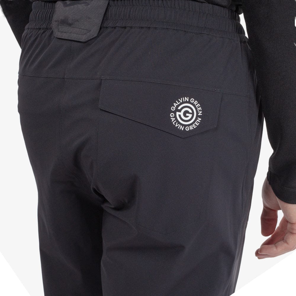 Galvin Green Anton/Alan Waterproof Suit - Sharkskin/Black + Black - Image 8