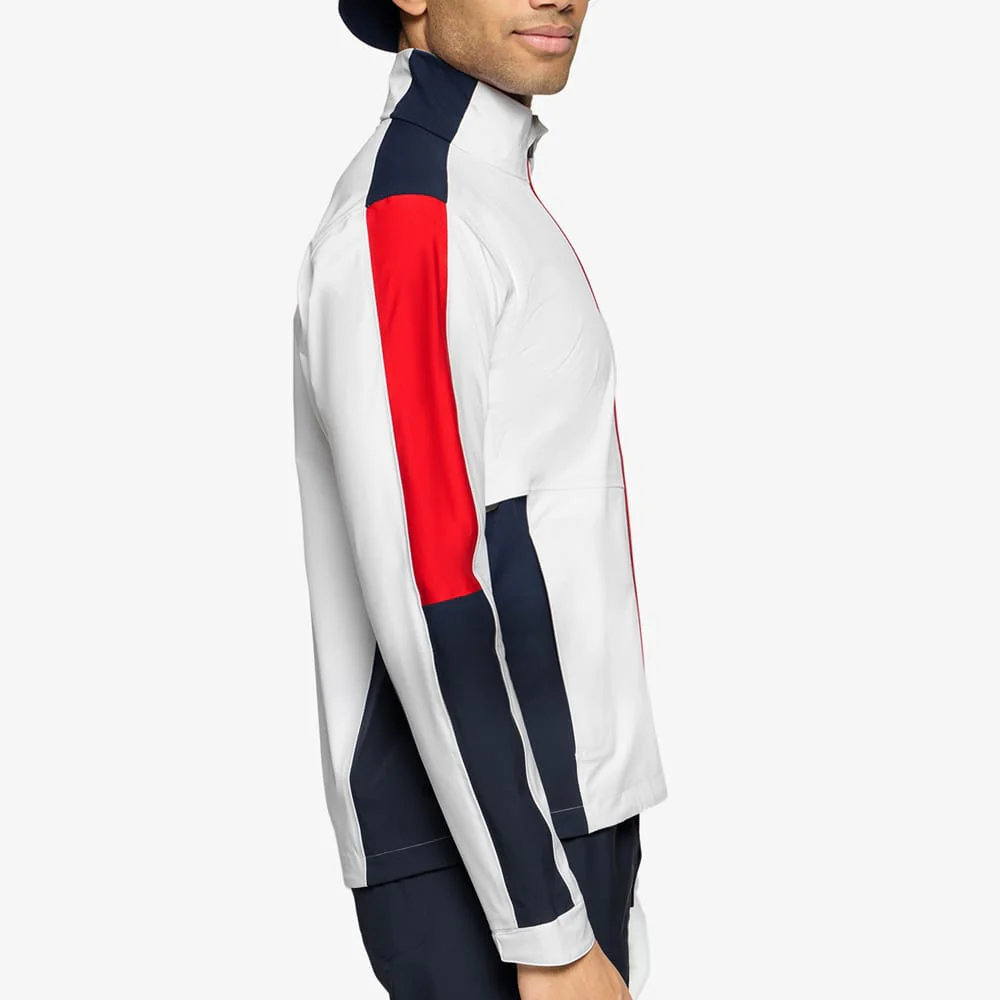 Galvin Green Arlo Waterproof Jacket - White/Red - Image 6