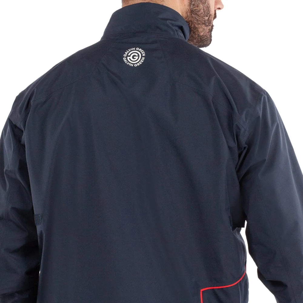 Galvin Green Axley/Alan Waterproof Suit - Navy/Red/White + Navy - Image 5