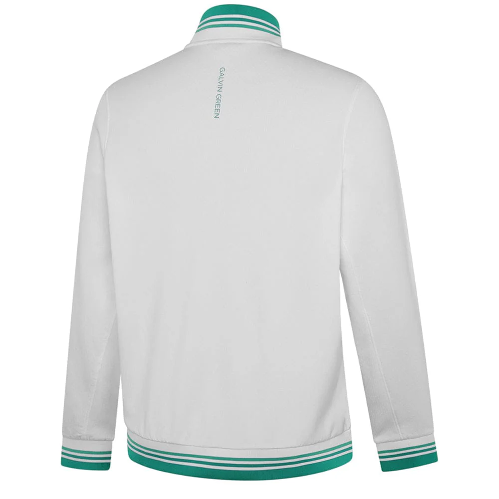 Galvin Green Ltd Collection Daniel Full Zip Mid Layer - White - Image 2