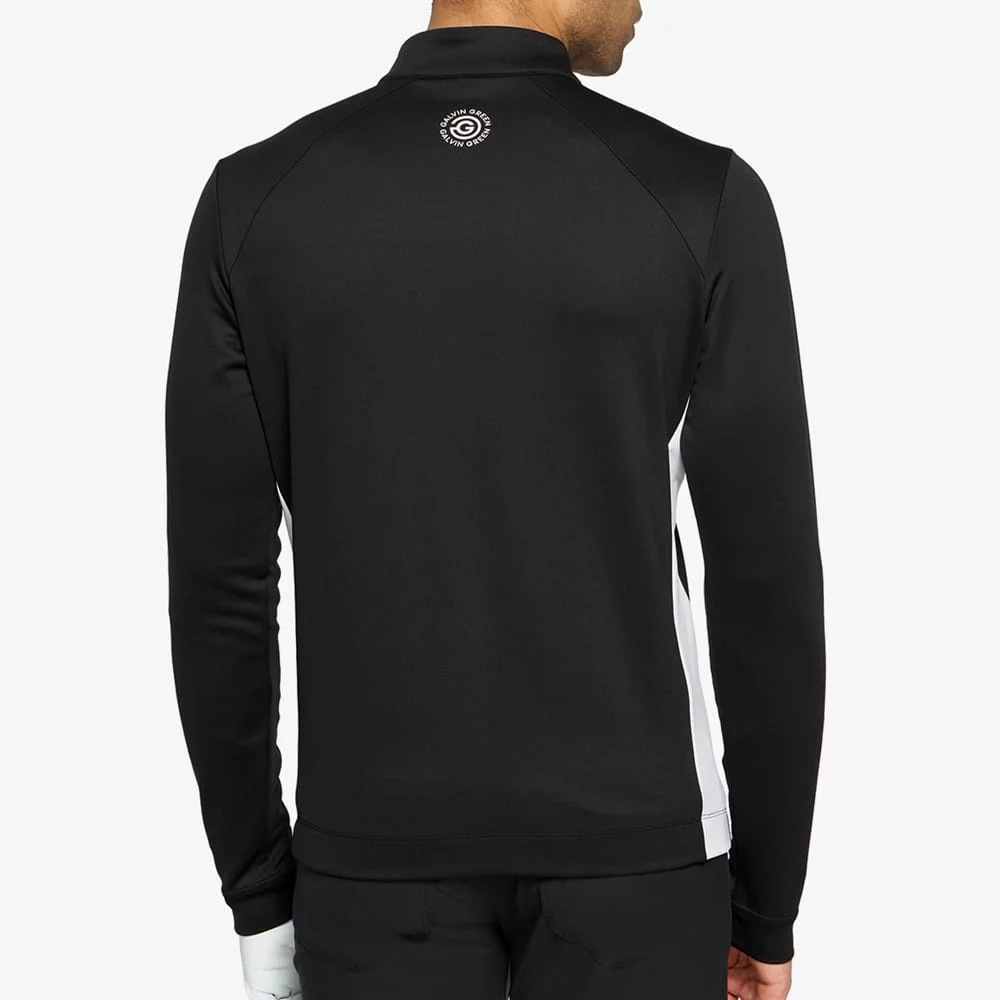 Galvin Green Don 1/4 Zip Pullover - Black/White - Image 5