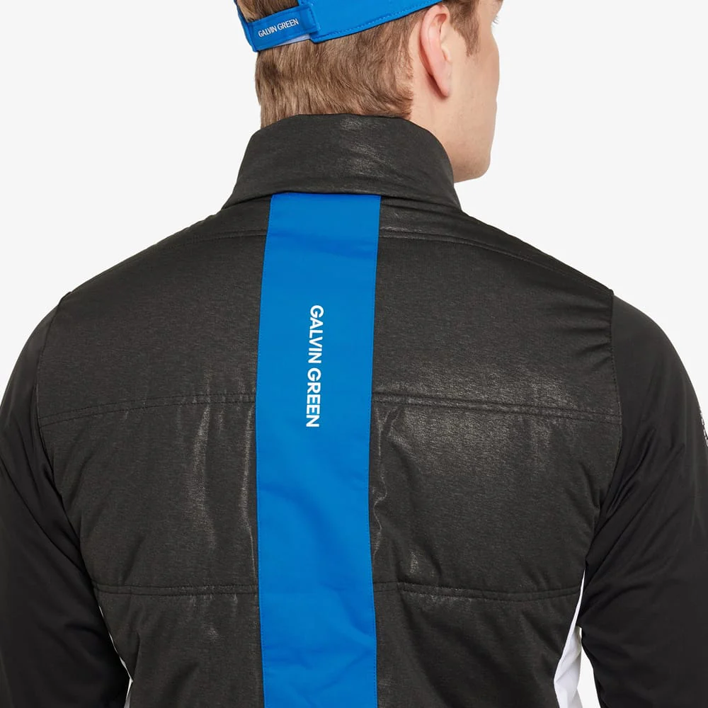 Galvin Green Lennon Windproof Water Resistant Jacket - Black/White/Royal - Image 4
