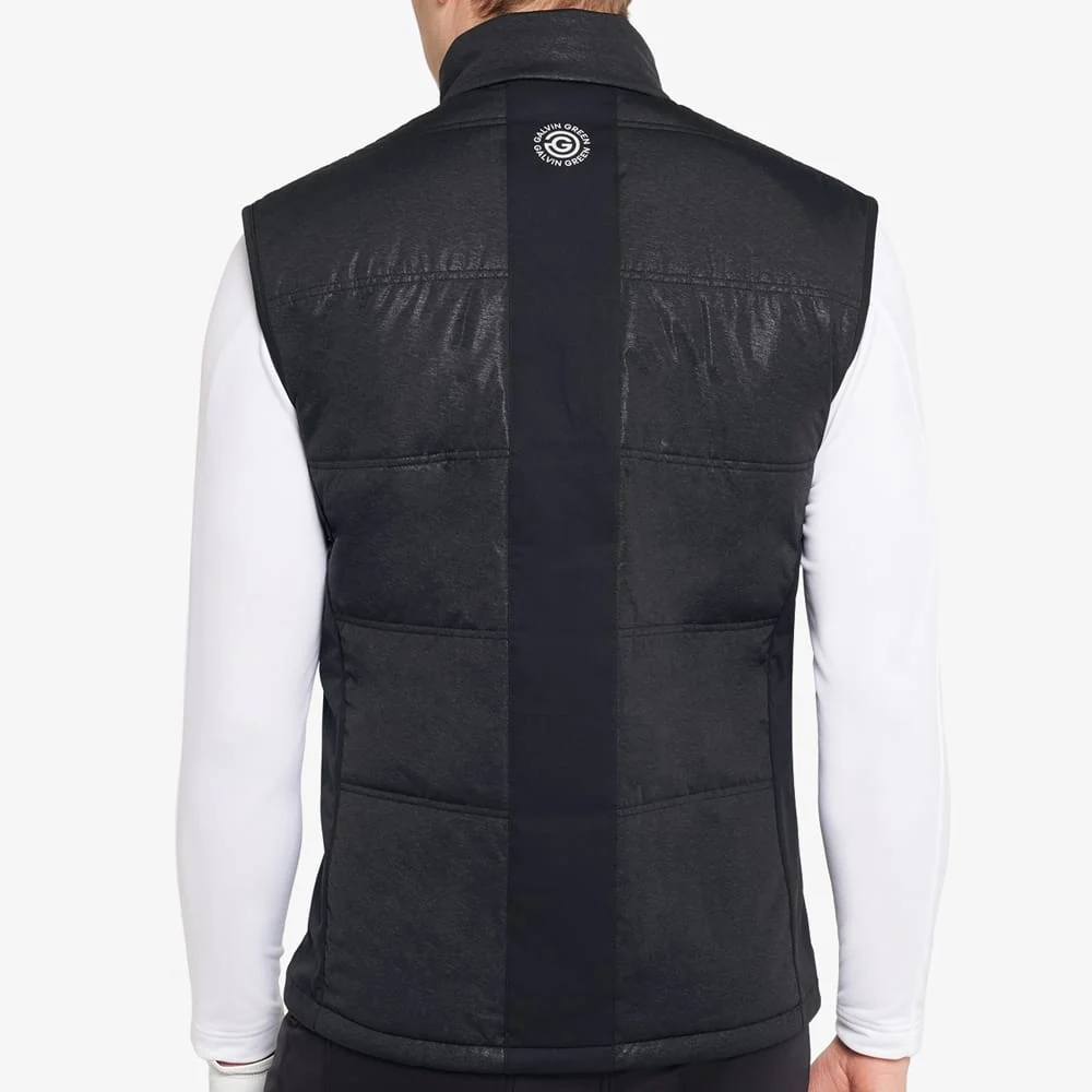 Galvin Green Lennox Windproof Water Resistant Gilet - Black - Image 4