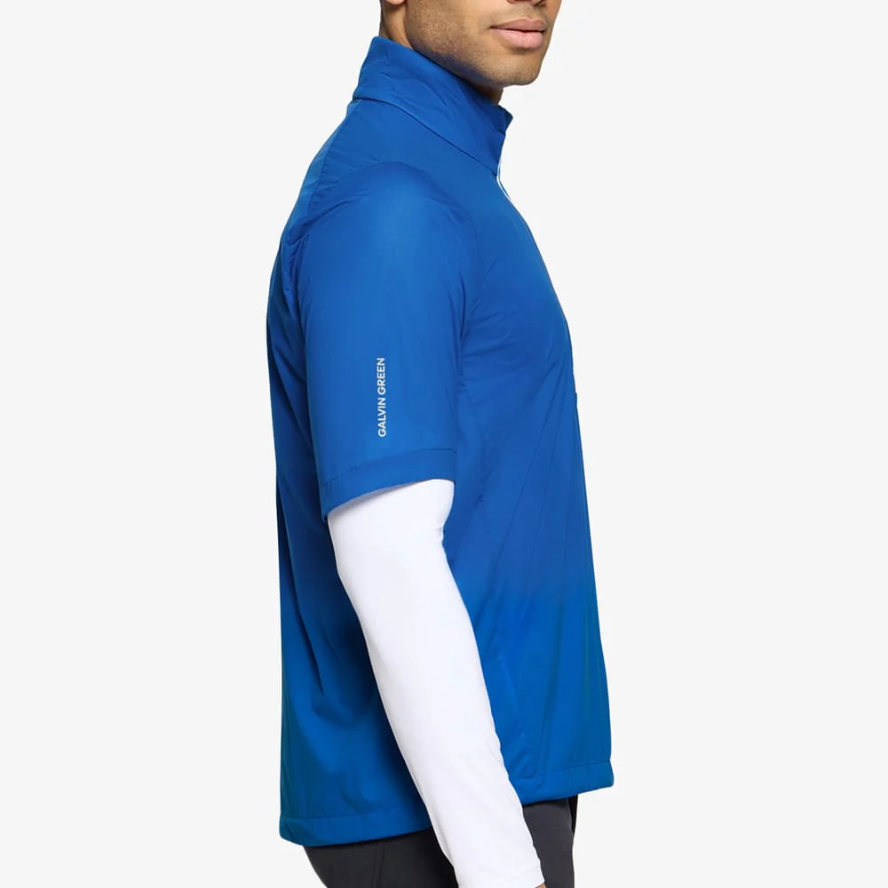Galvin Green Luis Half Sleeve Windproof Top - Royal Blue - Image 4