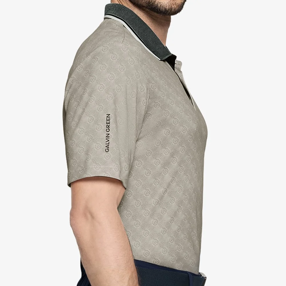 Galvin Green Mansfield Polo Shirt - Sand - Image 4