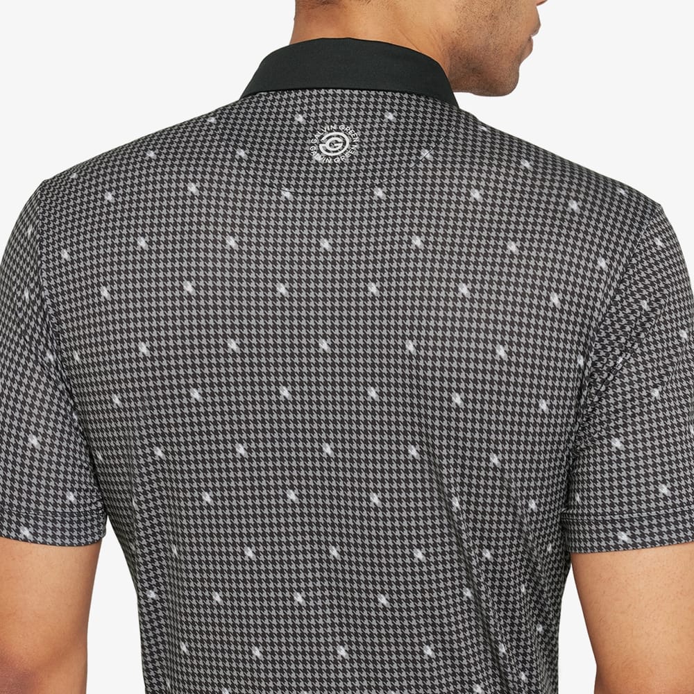 Galvin Green Marley Polo Shirt - Sharkskin/Black - Image 4