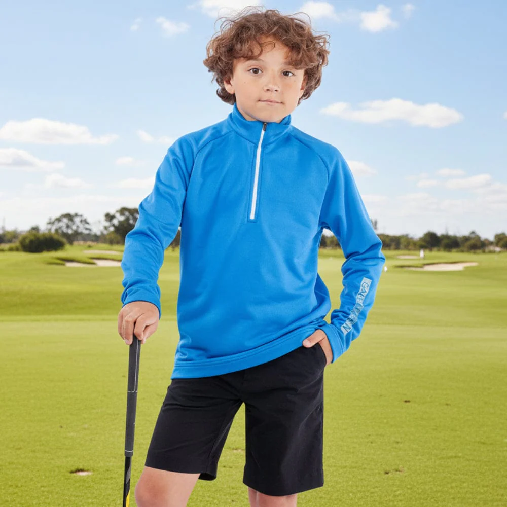 Galvin Green Junior Raz 1/4 Zip Pullover - Blue - Image 3