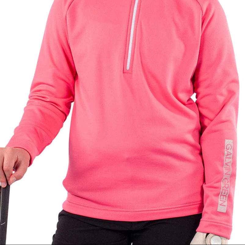 Galvin Green Junior Raz 1/4 Zip Pullover - Camelia Rose - Image 5