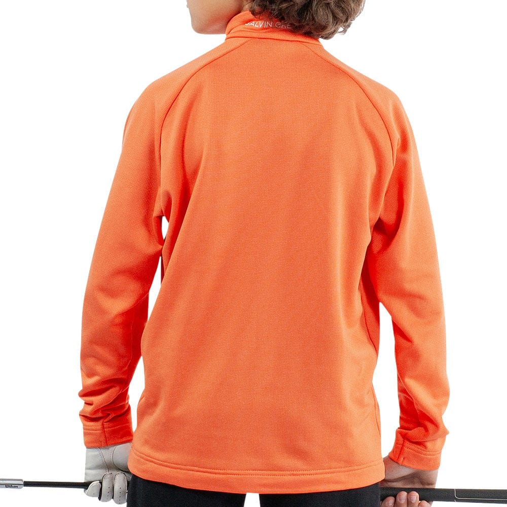 Galvin Green Junior Raz 1/4 Zip Pullover - Orange - Image 2