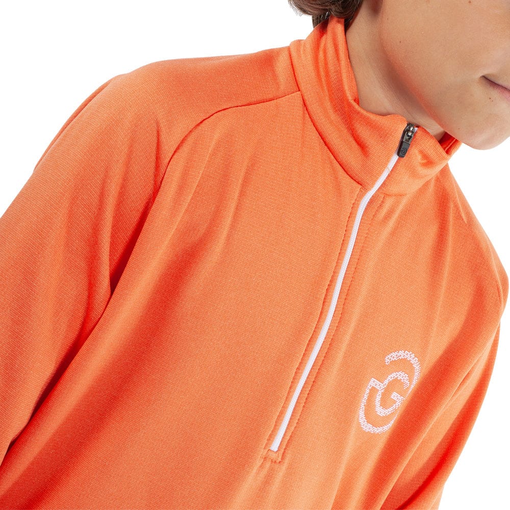 Galvin Green Junior Raz 1/4 Zip Pullover - Orange - Image 3