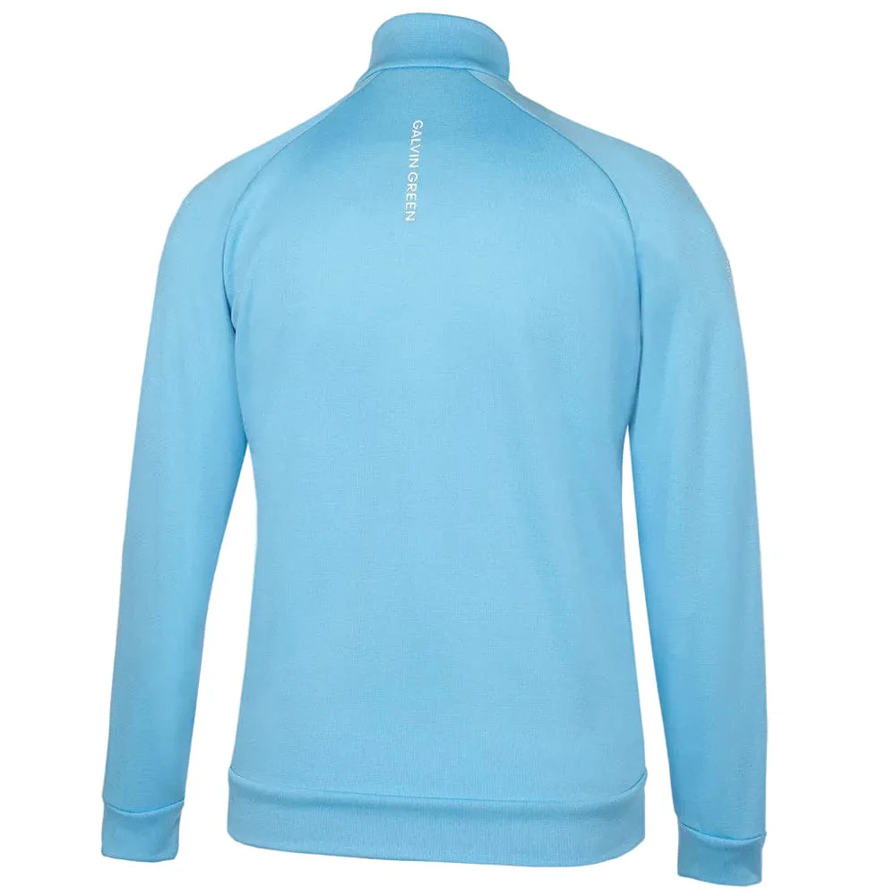 Galvin Green Rex Junior Full Zip Top - Alaskan Blue/White - Image 2