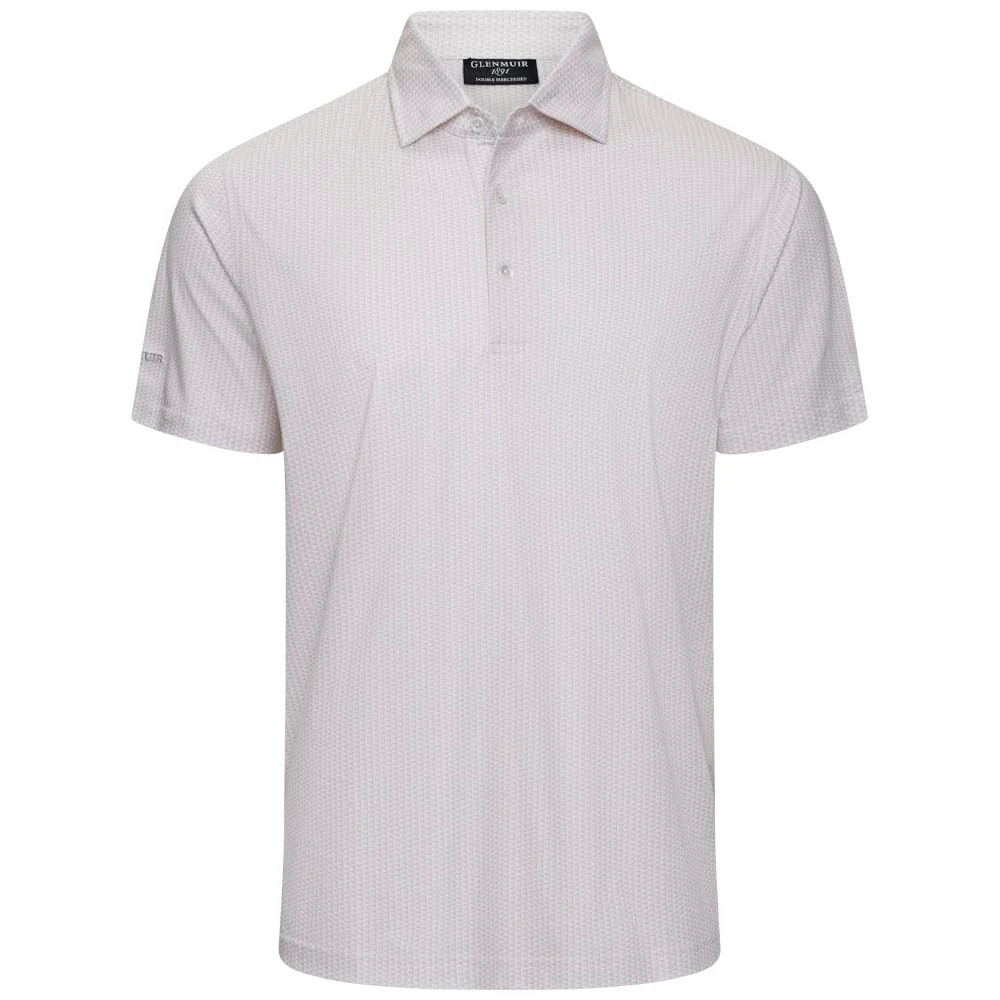 Glenmuir Dunkeld Polo Shirt - White/Linen