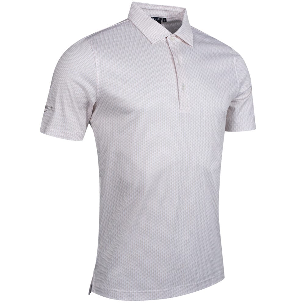 Glenmuir Dunkeld Polo Shirt - White/Linen - Image 3