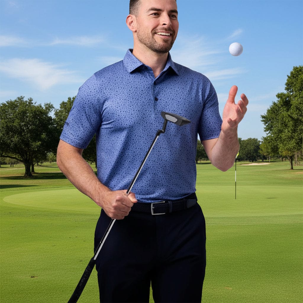 Glenmuir Overton Polo Shirt - Navy - Image 5