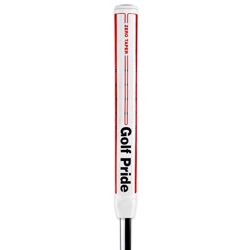 Golf Pride Zero Taper Medium Putter Grip - Red/White