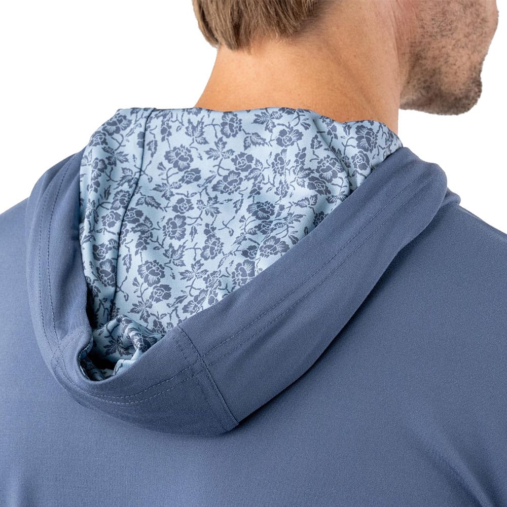Good Good Golf Indigo Mountain Goodie Hoodie - Solid Blue - Image 4