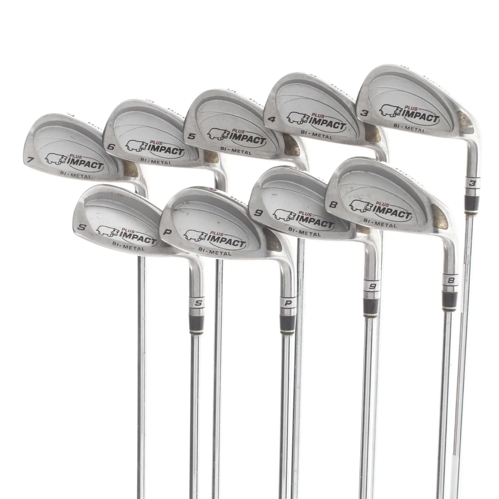 Hippo Plus Impact Steel Mens Right Hand Irons 3-SW Regular - Hippo