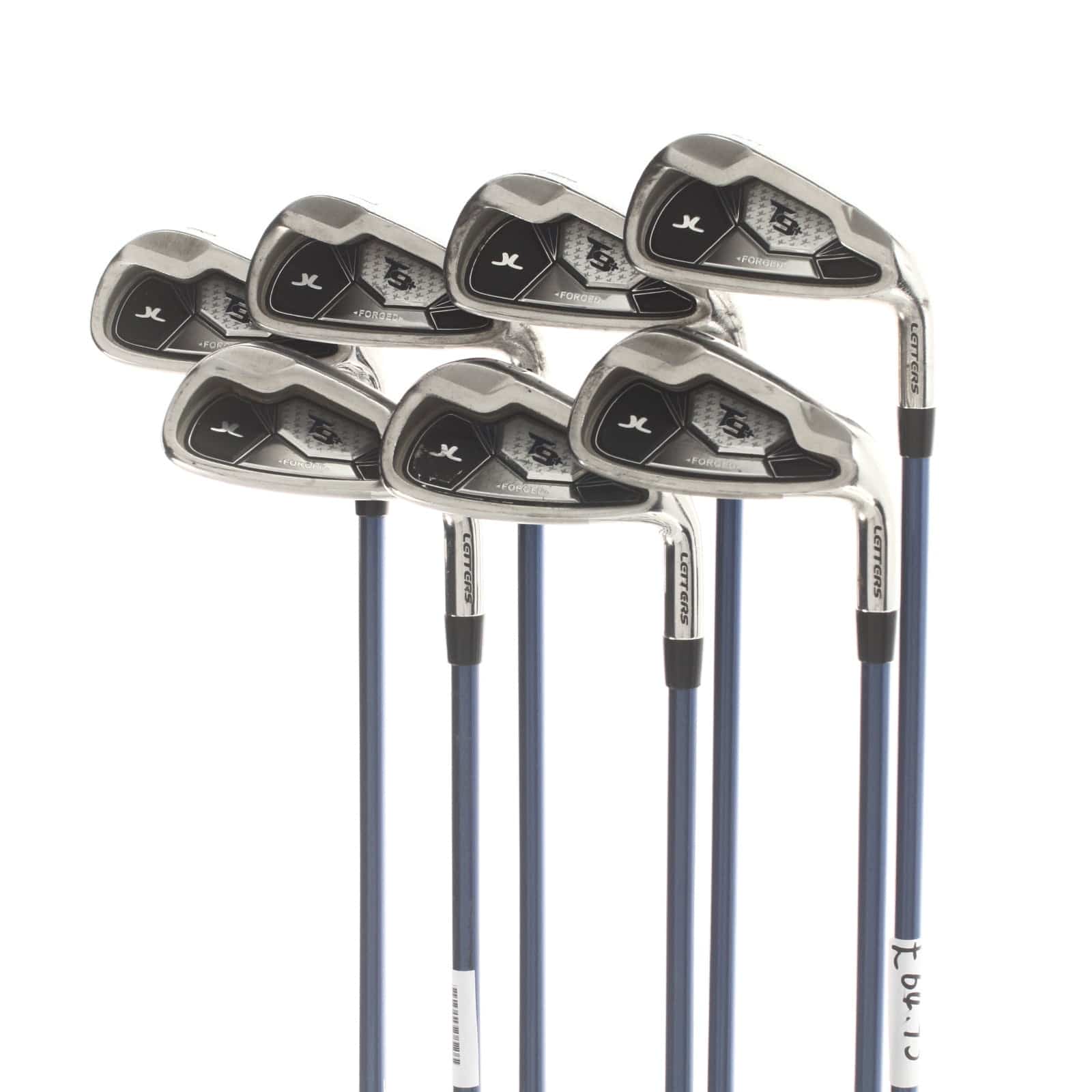 John Letters T9+ Graphite Mens Right Hand Irons 5-SW Senior - Aldila Tour Gold 80-A