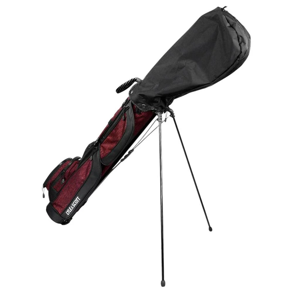 Lyle & Scott Gleneagles 5.3 Inch Stand Bag - Fion Red - Image 3