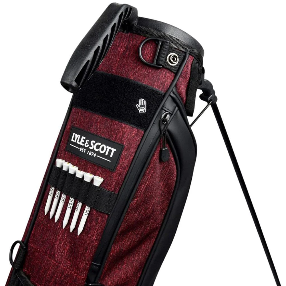 Lyle & Scott Gleneagles 5.3 Inch Stand Bag - Fion Red - Image 4