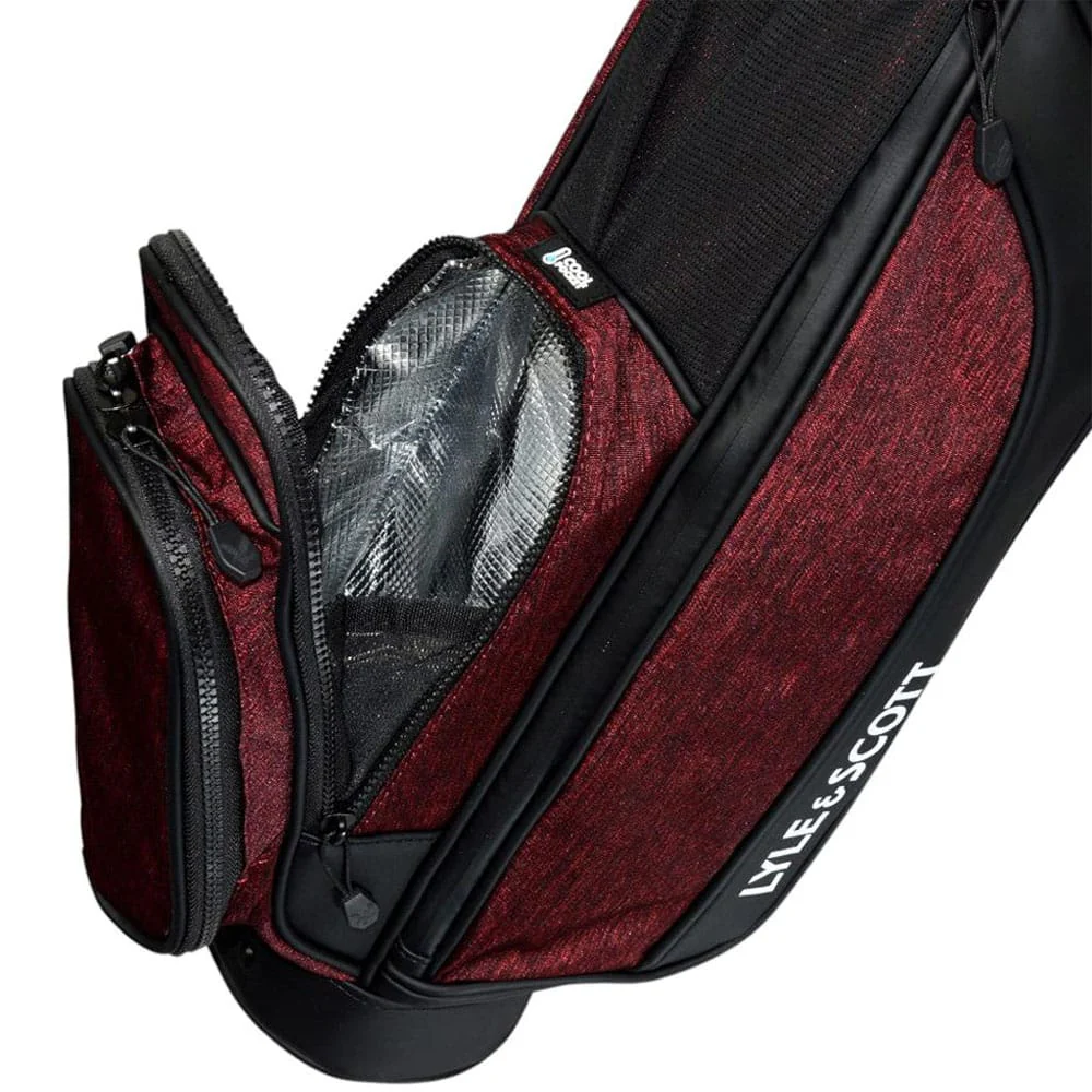 Lyle & Scott Gleneagles 5.3 Inch Stand Bag - Fion Red - Image 5