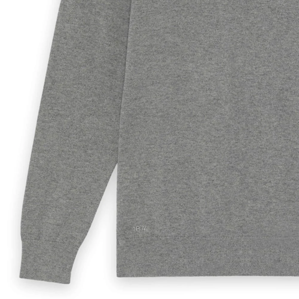 Lyle & Scott Golf 1874 Crew Neck Pullover - Carbon Grey - Image 3