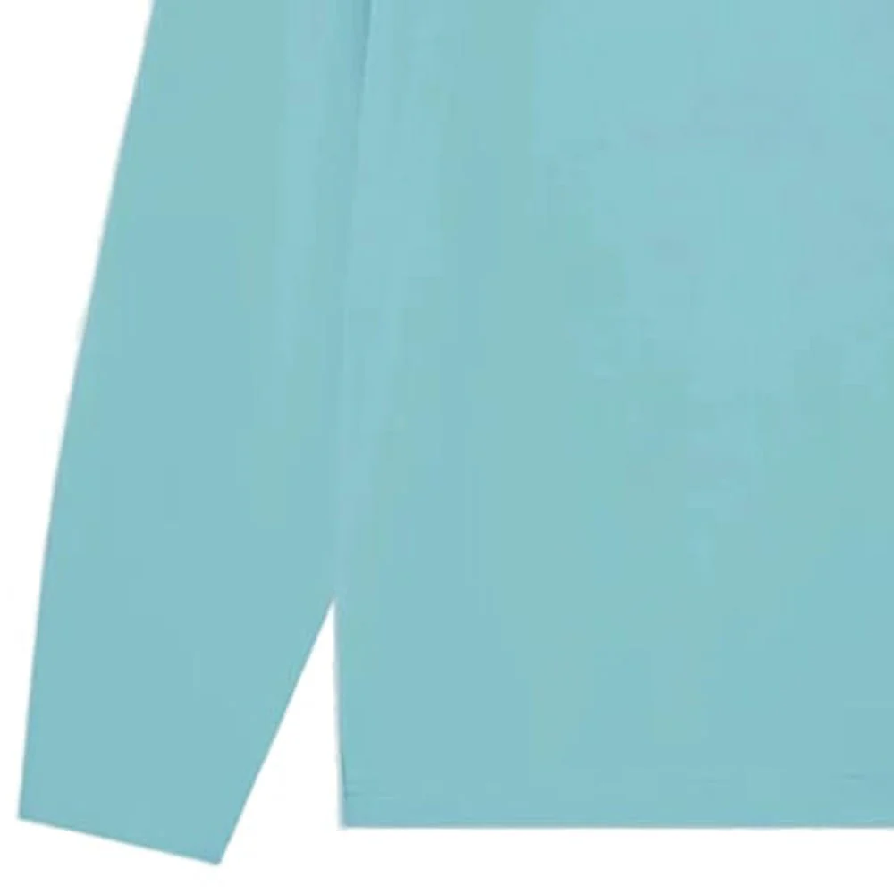 Lyle & Scott Golf Core Midlayer Hoodie - Aquamarine Blue - Image 3