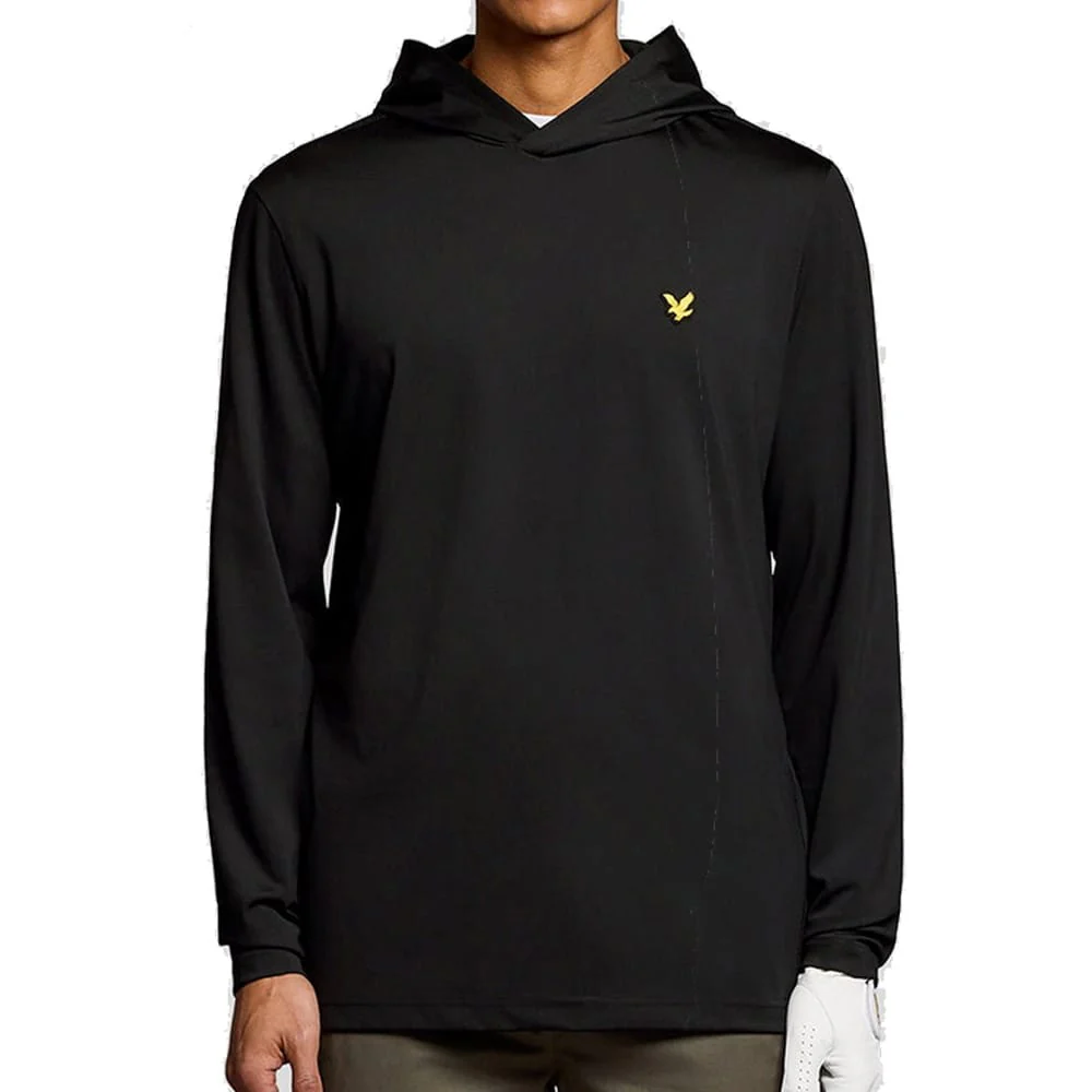 Lyle & Scott Golf Core Midlayer Hoodie - Jet Black - Image 5