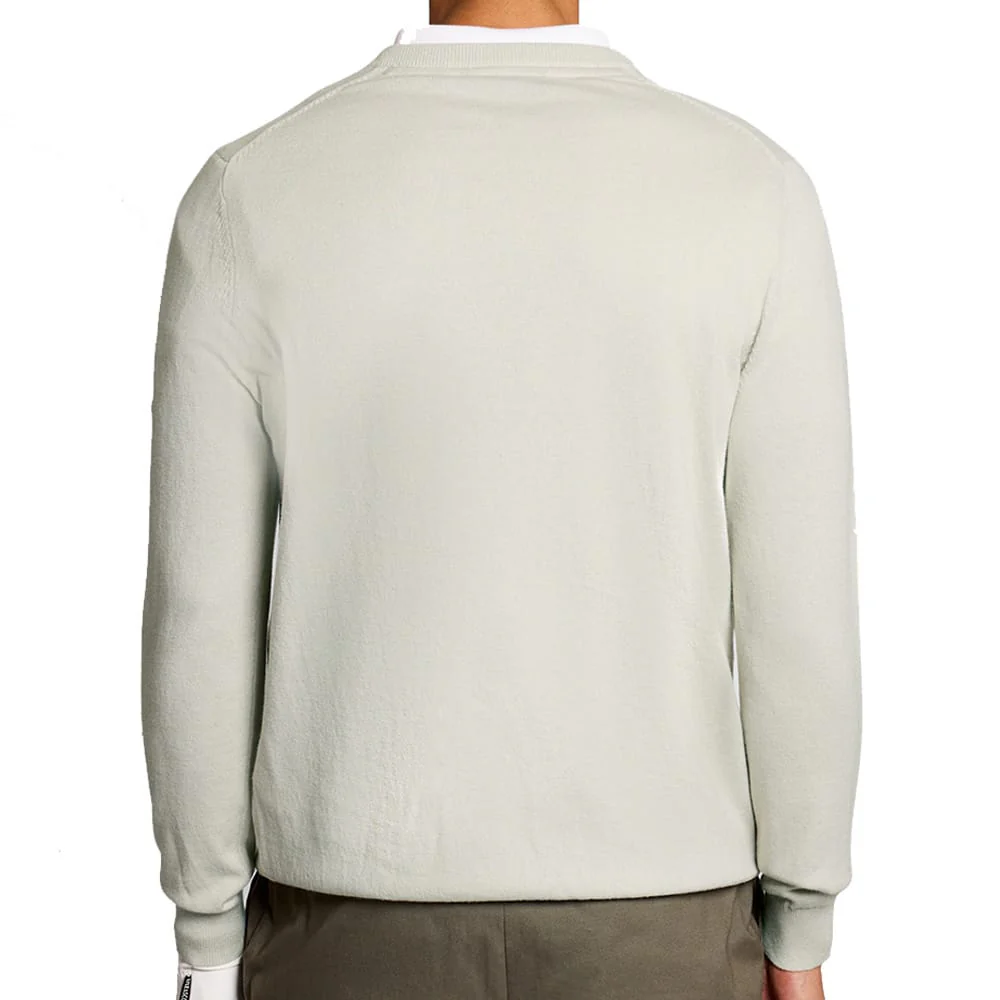 Lyle & Scott Golf V Neck Pullover - Cloud - Image 2