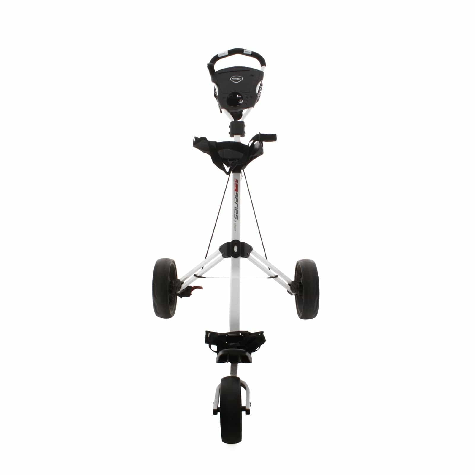 Masters 5 Series 3-Wheel Push/Pull Trolley - White/Black/Red - Image 2