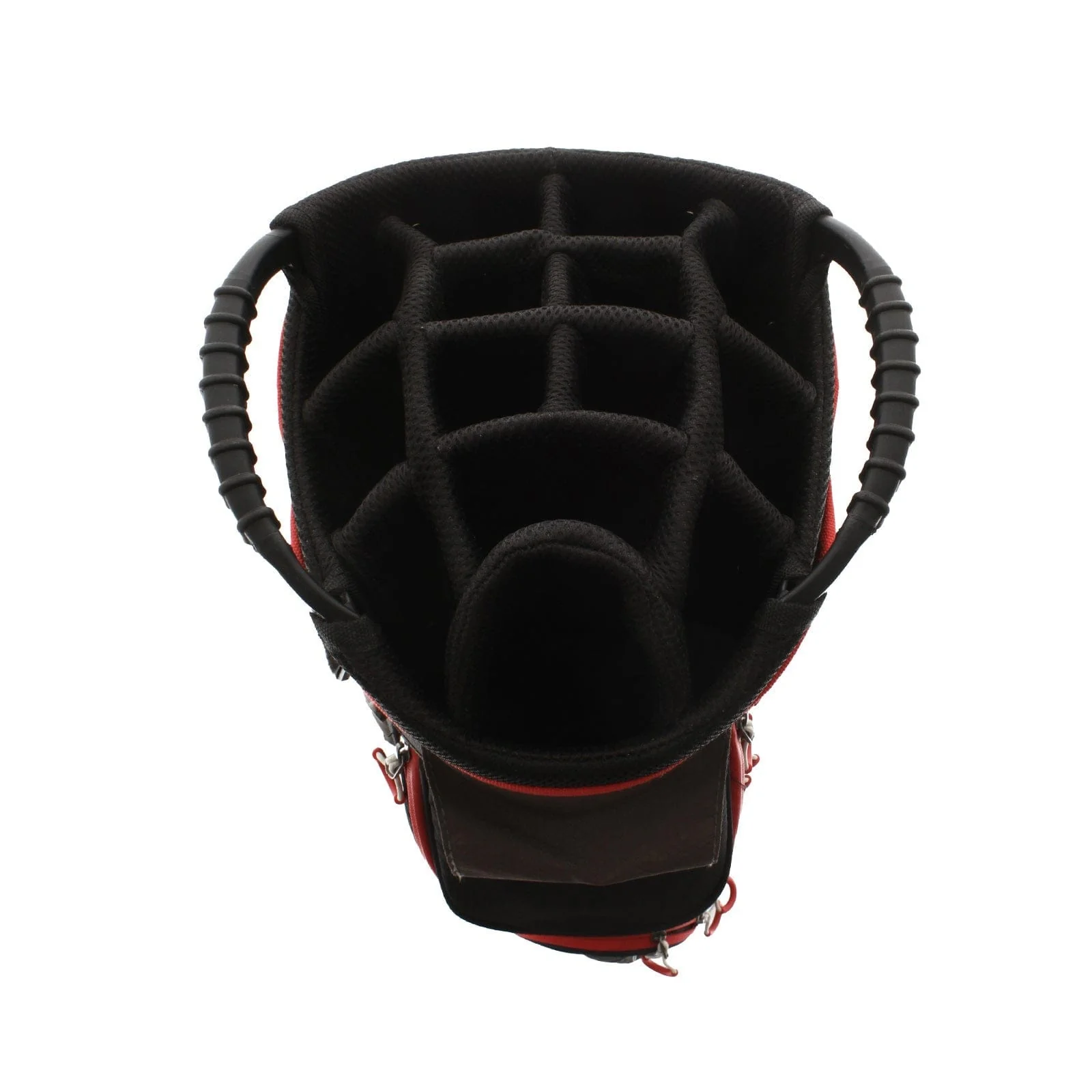 Masters Superlight 9 Cart Bag - White/Black/Red - Image 2