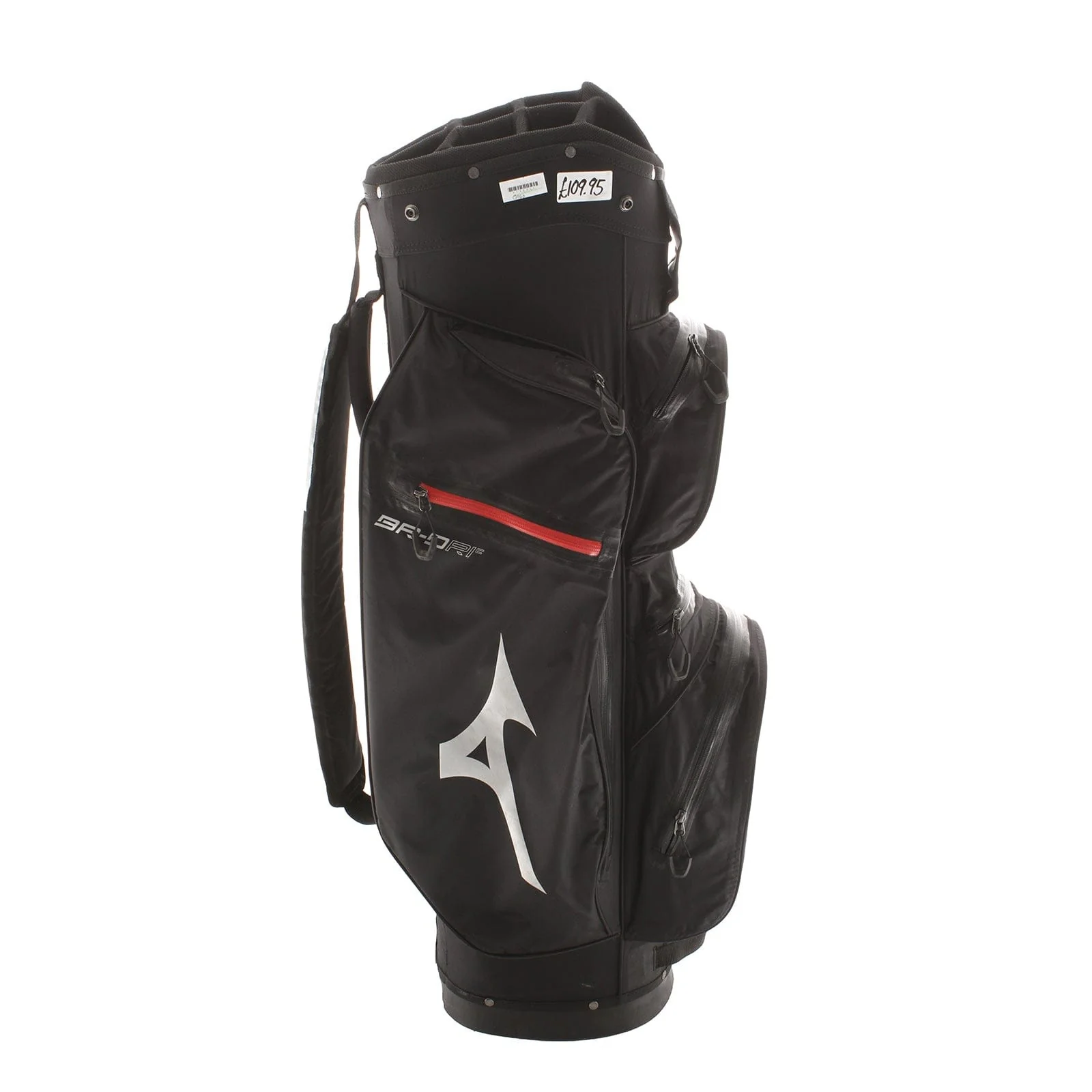 Mizuno BR-DRIc Cart Bag - Black/Grey/Red