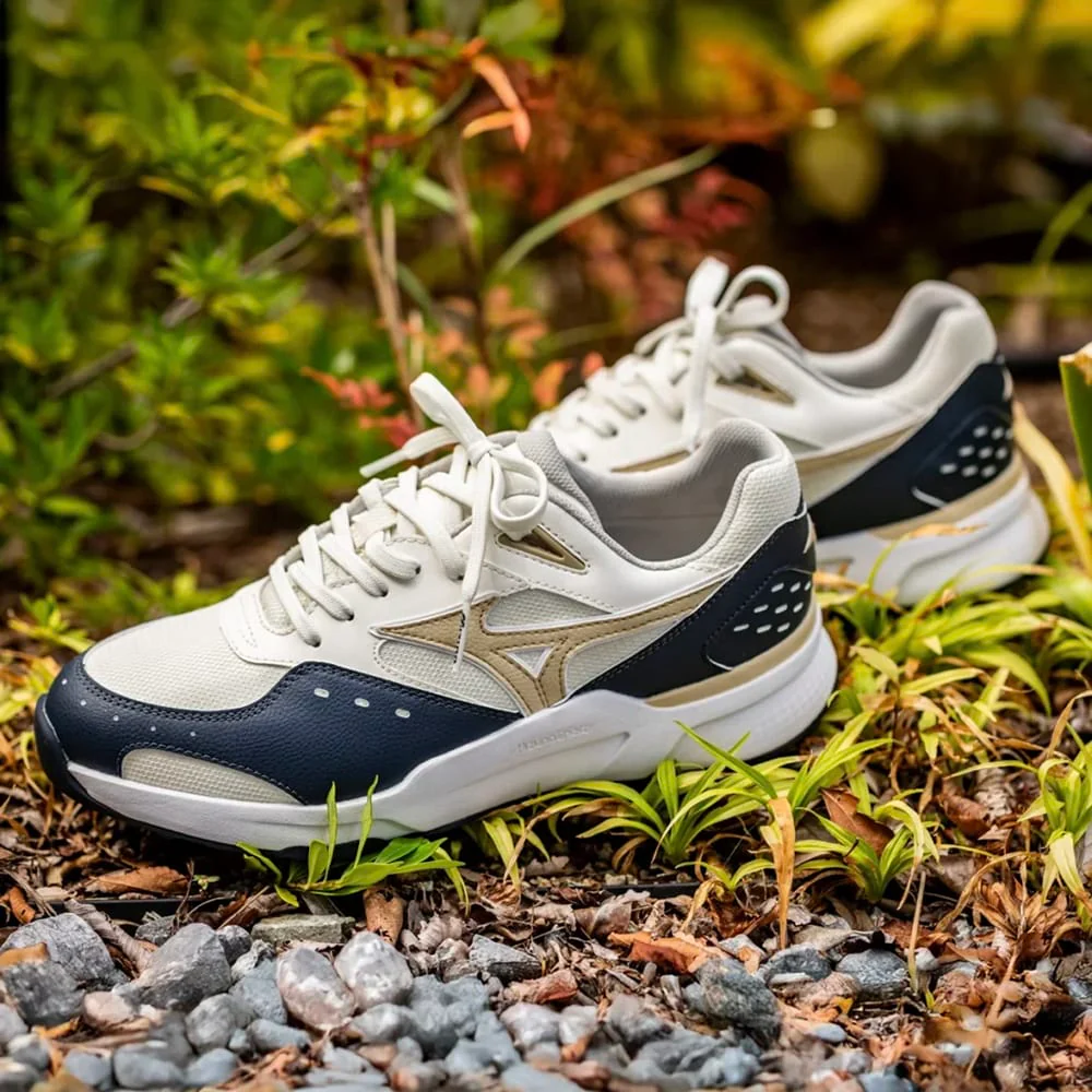 Mizuno Contender GS Spikeless Shoes - India Ink/Pale Khaki/Snow White - Image 5