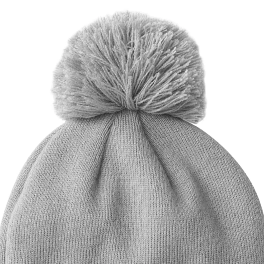 Mizuno Crested Bobble Hat - Grey - Image 3