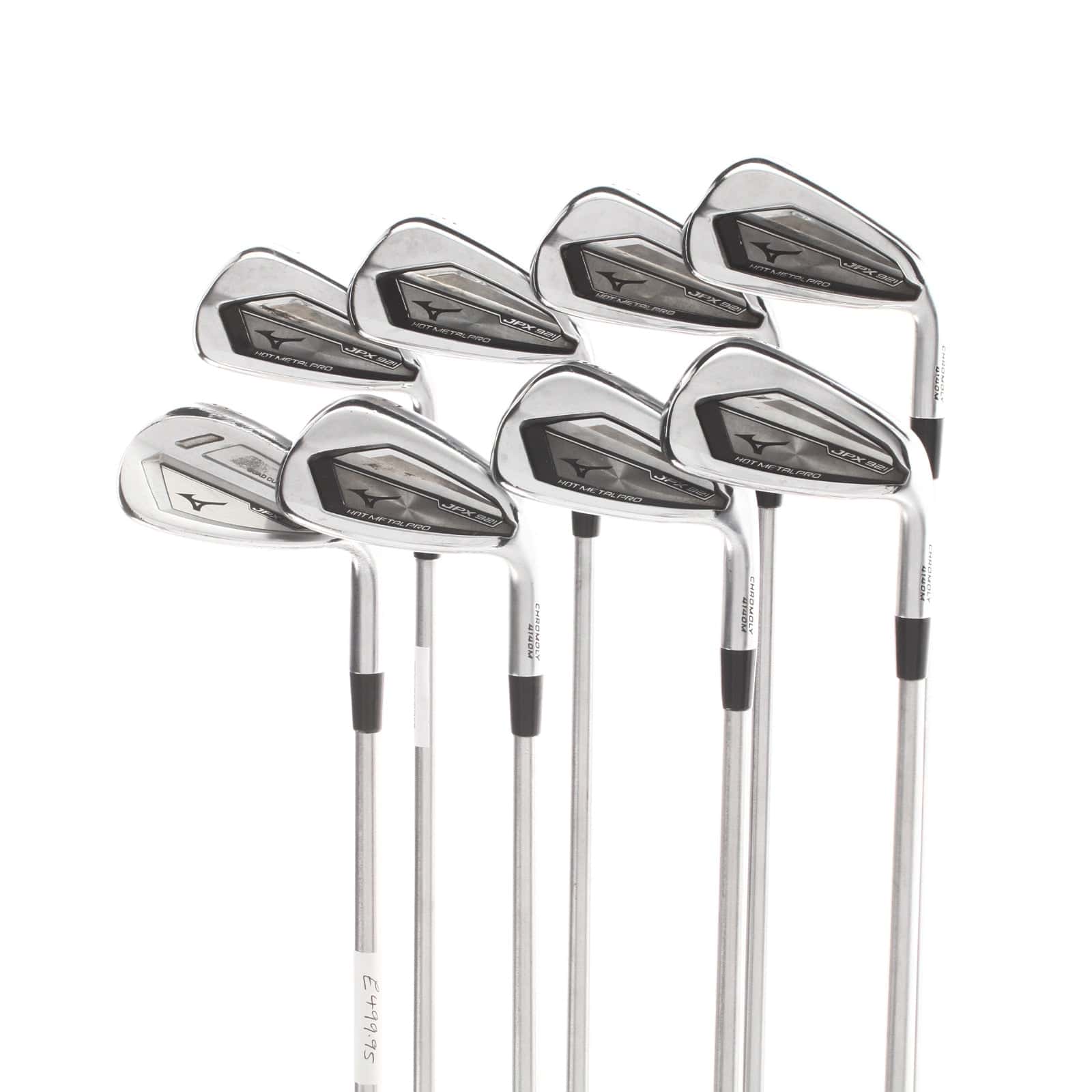 Mizuno JPX 921 Hot Metal Pro Steel Mens Right Hand Irons 4-GW Extra Stiff - KBS Tour C-Taper 130