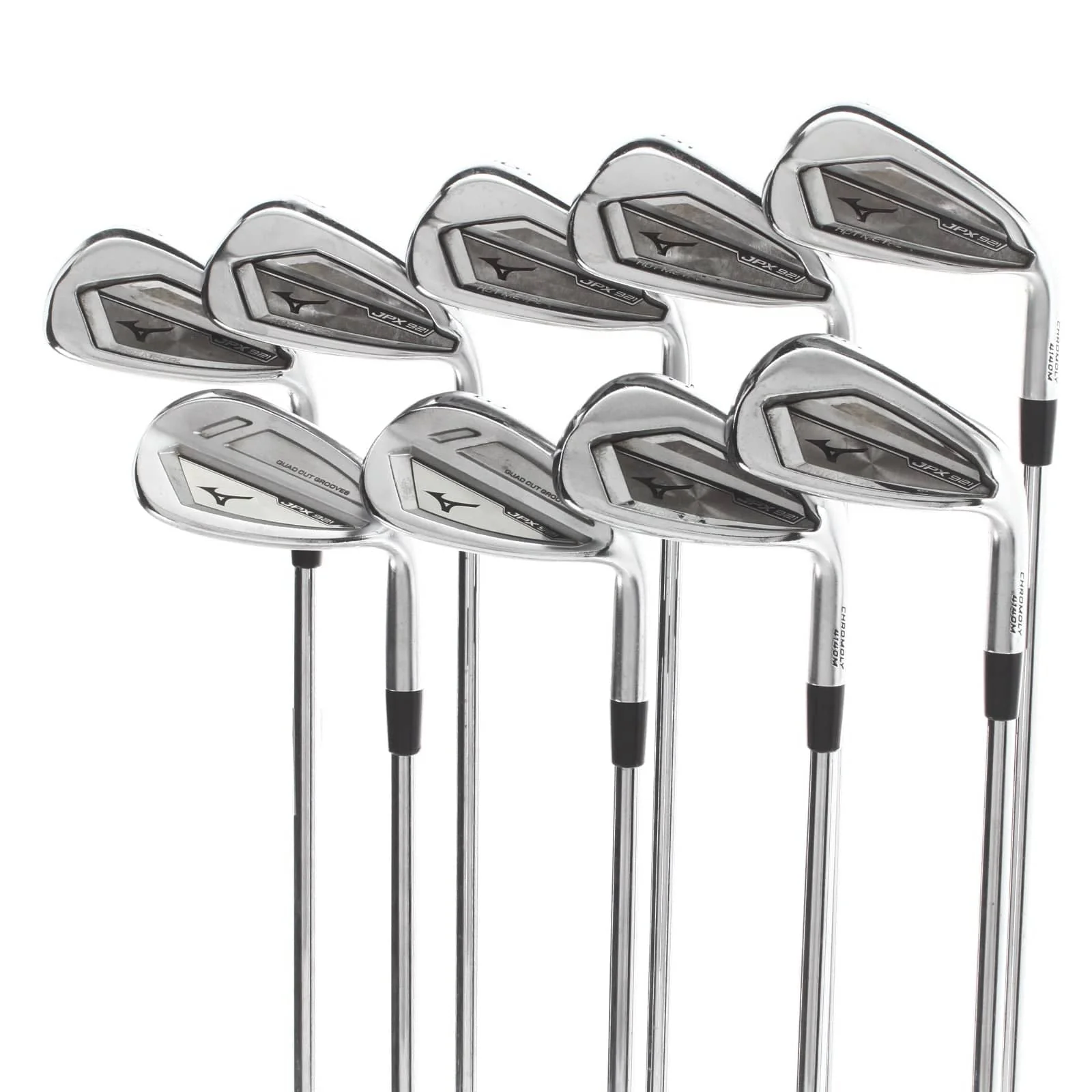 Mizuno JPX 921 Hot Metal Steel Mens Right Hand Irons 4-SW+GW Regular - N.S.Pro 950GH
