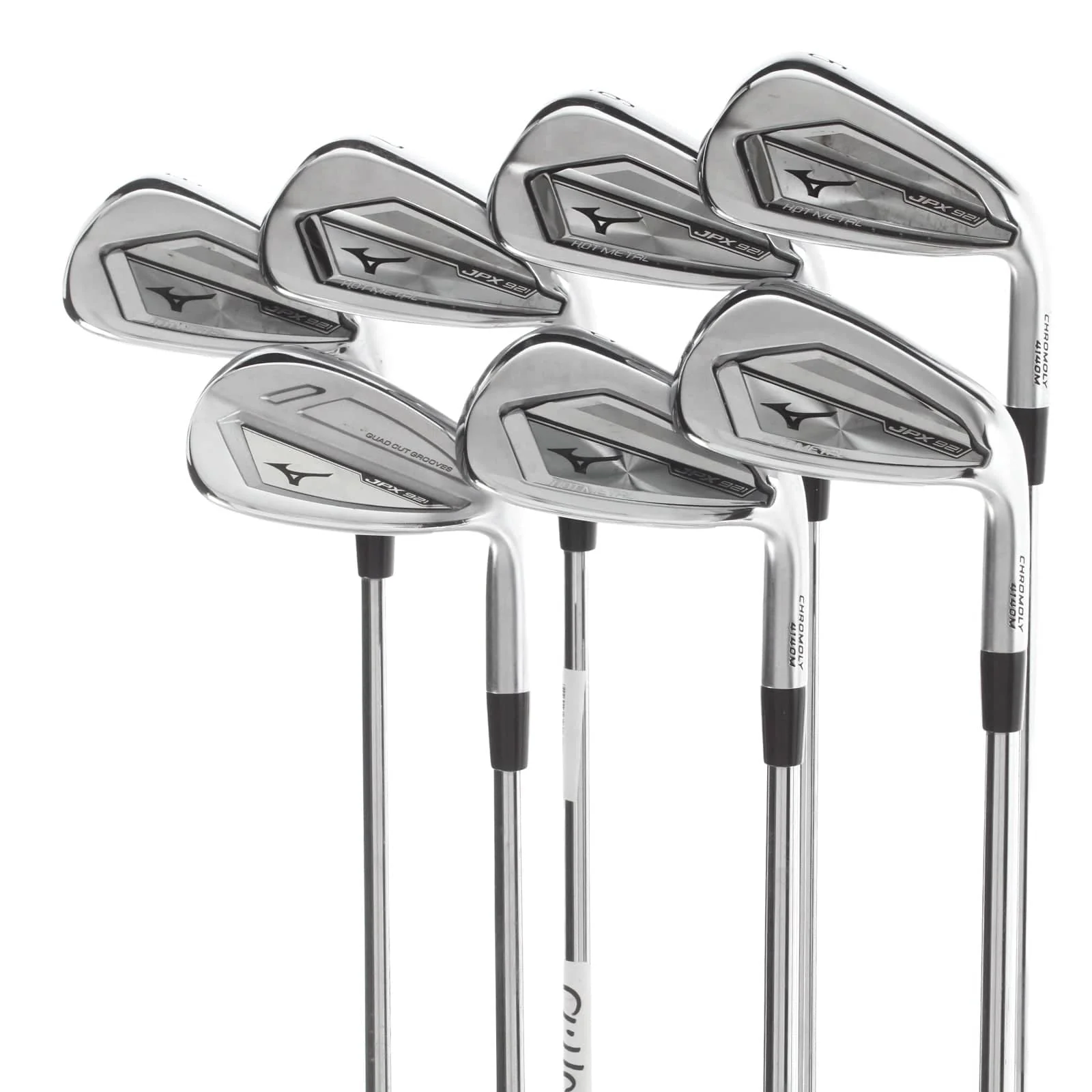 Mizuno JPX 921 Hot Metal Steel Mens Right Hand Irons 5-GW Stiff - Project X LZ 6.0 120g