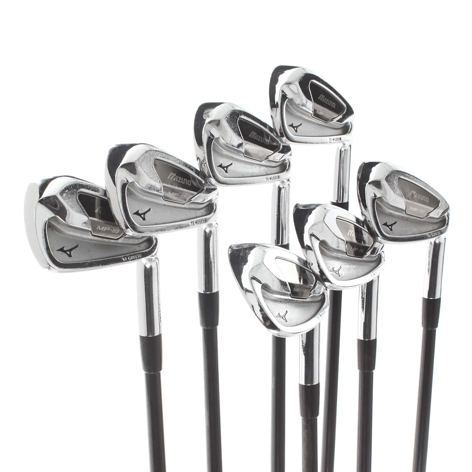 Mizuno MP-59 Graphite Mens Right Hand Irons 4-PW Regular - Fujikura Orochi 65 - Image 2