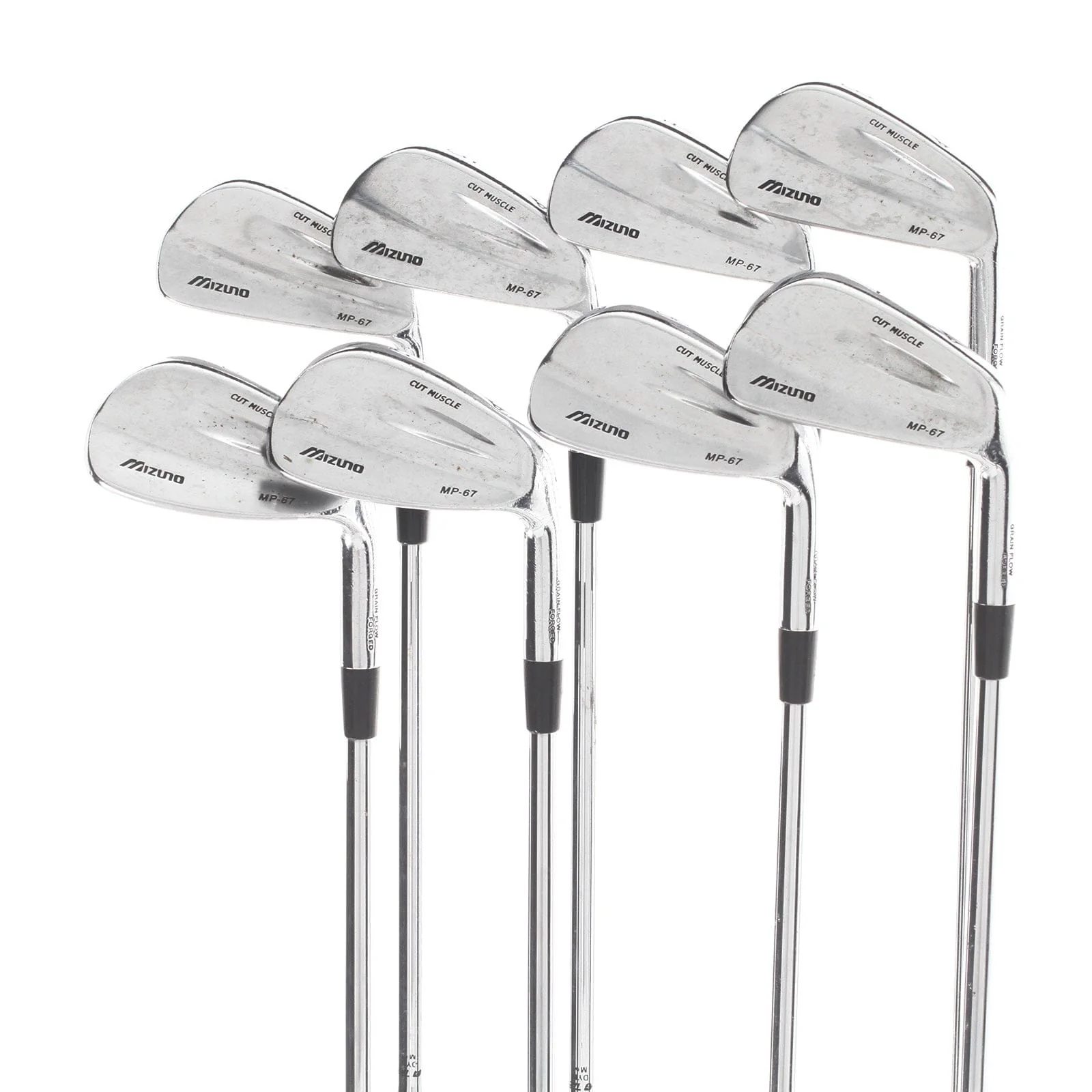 Mizuno MP-67 Steel Mens Right Hand Irons 3-PW Stiff - Dynamic Gold