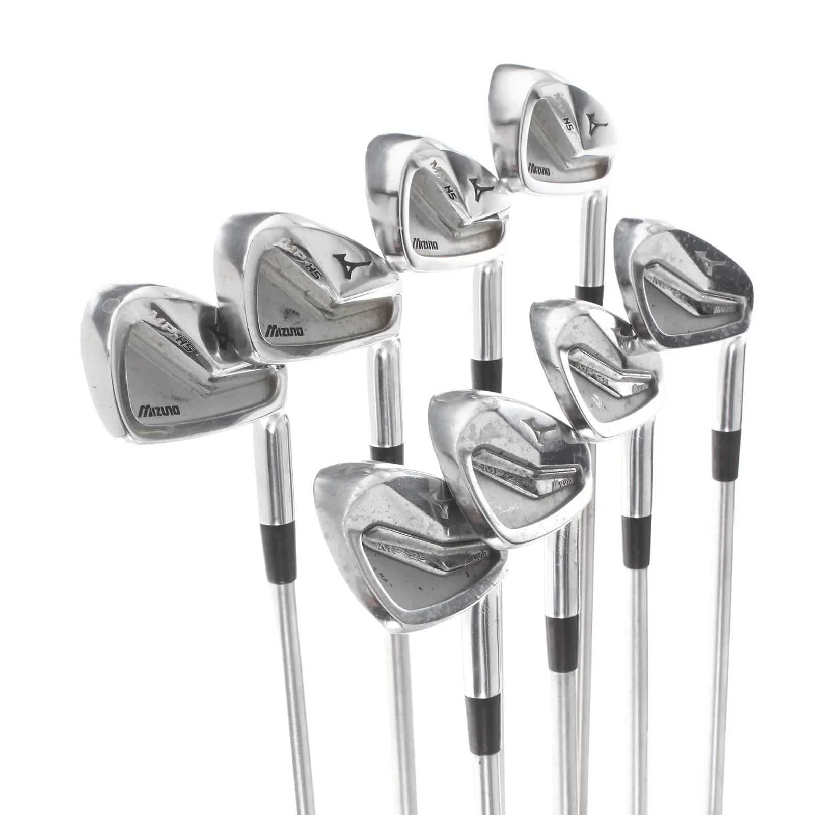 Mizuno MP-H5/MP-25 Combo Steel Mens Right Hand Irons 3-PW Regular - KBS Tour C-Taper Lite 105 - Image 2