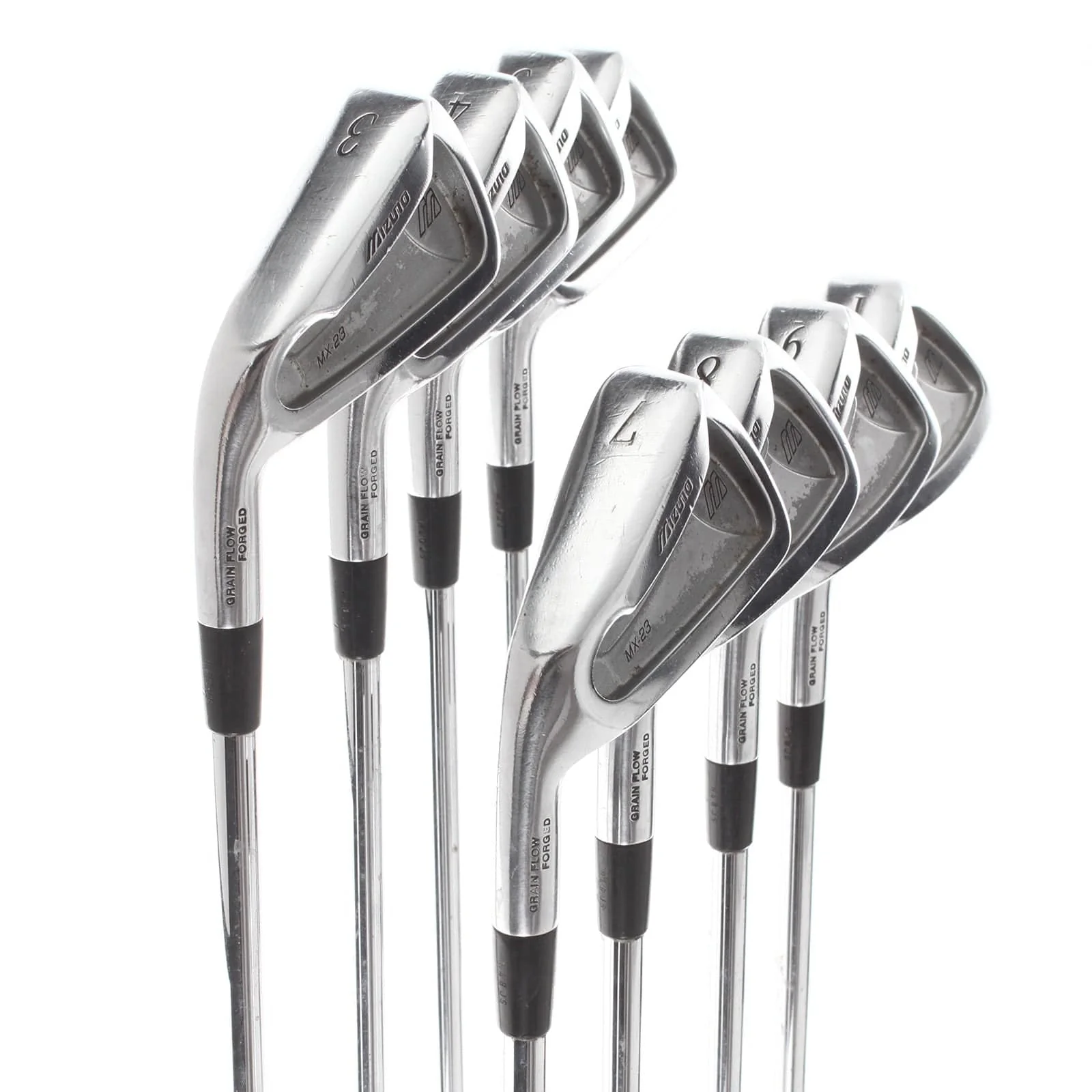 Mizuno MX-23 Steel Mens Left Hand Irons 3-PW Stiff - Dynamic Gold Lite S300 - Image 2