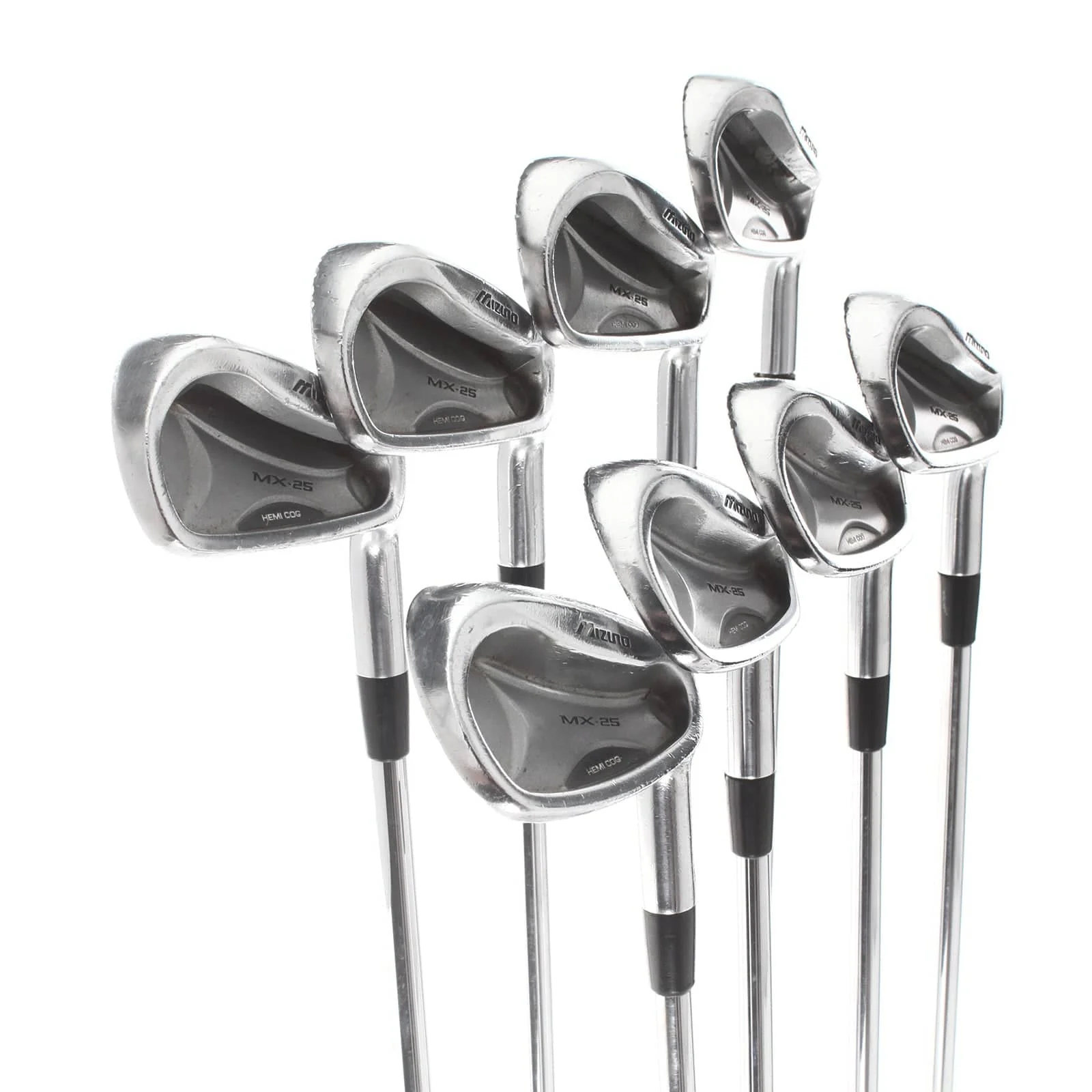 Mizuno MX-25 Steel Mens Right Hand Irons 3-PW Regular - Dynalite Gold - Image 2