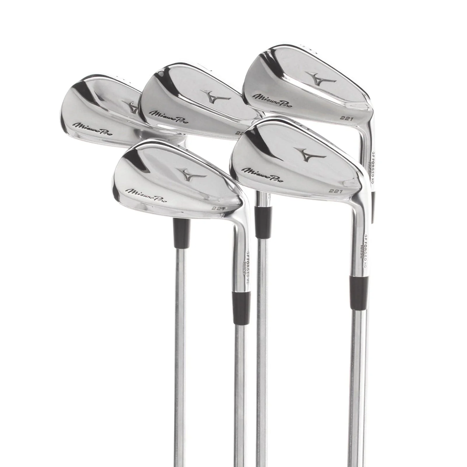 Mizuno Pro 221 Graphite Mens Right Hand Irons 6-PW Stiff - Project X LZ 6.0 120g
