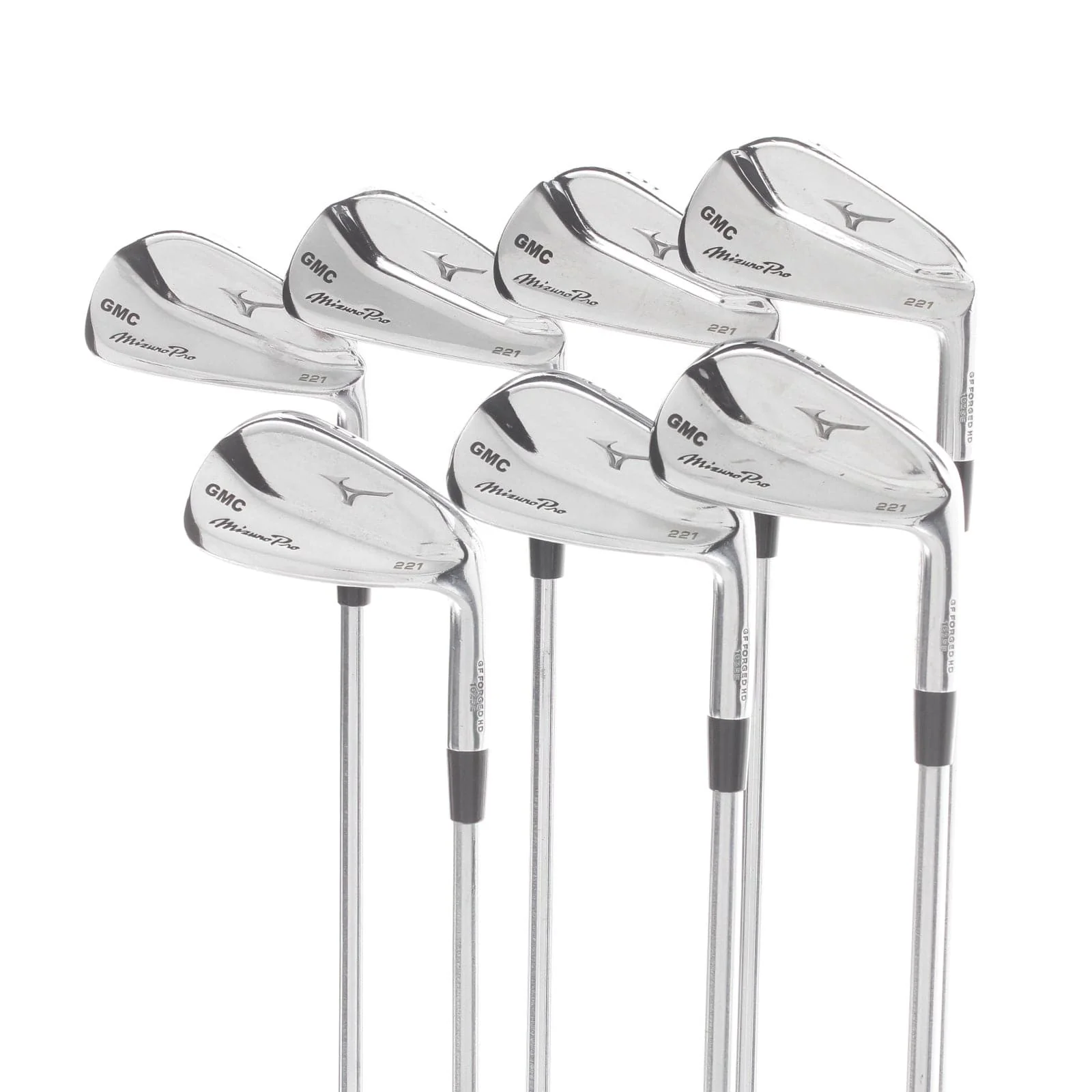 Mizuno Pro 221 Steel Mens Right Hand Irons 4-PW Stiff - Project X LS 6.0 120g