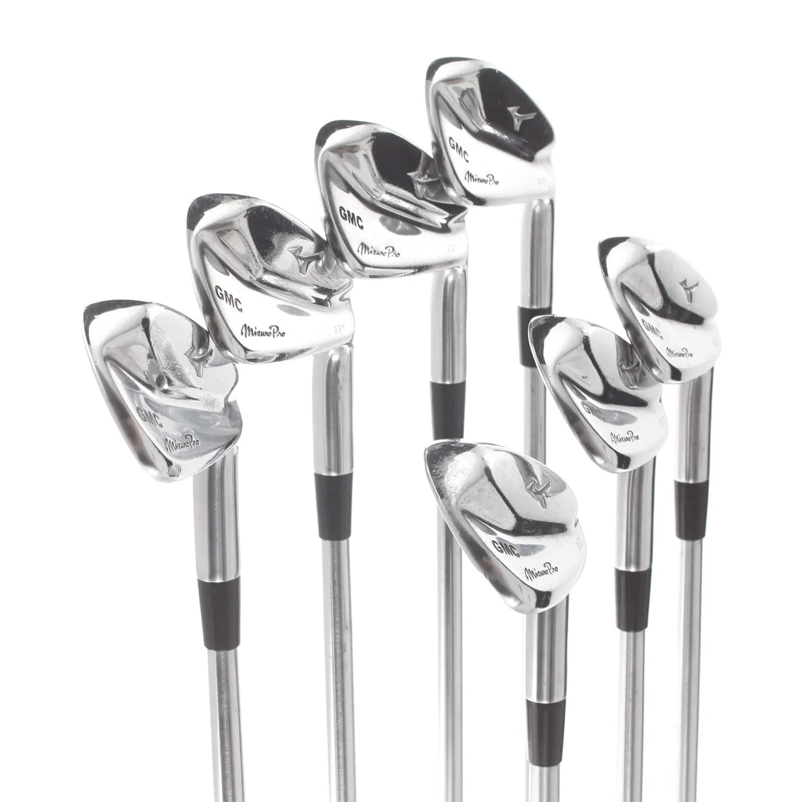 Mizuno Pro 221 Steel Mens Right Hand Irons 4-PW Stiff - Project X LS 6.0 120g - Image 2